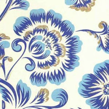 Blue Wildflowers Florentine Italian Print Paper ~ Rossi Italy